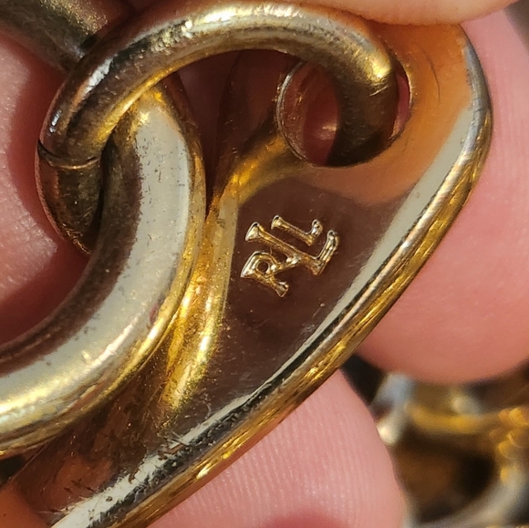Ralph Lauren gold chain belt - Picture 3 of 3